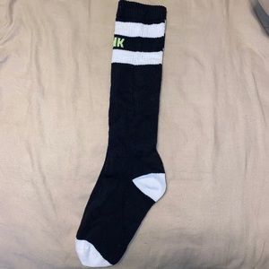 PINK (brand) soccer style socks